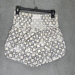 Free People Movement womens M the way home shorts gym workout active geometric